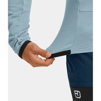 Jachetă Ortovox FLEECE GRID JACKET MEN 87301 glacier grey