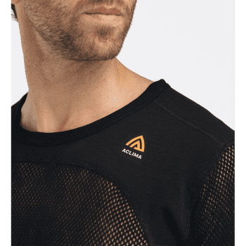Tricou cu mânecă scurtă Aclima WoolNet T-shirt Men Jet Black