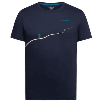 Tricou cu mânecă scurtă La Sportiva TRAIL T-SHIRT Men Night Sky/Chalk