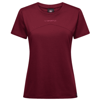 Tricou cu mânecă scurtă La Sportiva ROOF T-SHIRT Women Redwood/Azalea