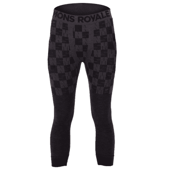 Colanți Mons Royale Ascender Merino Seamless 3/4 Legging Men Forged Iron / Black