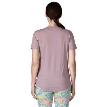 Tricou cu mânecă scurtă Patagonia Cap Cool Merino Graphic Shirt Women Strata Stripe: Shore Blue