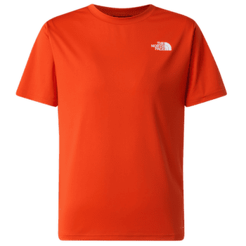 Tricou cu mânecă scurtă The North Face Teen New 24/7 S/S Tee G6L LAVA RED