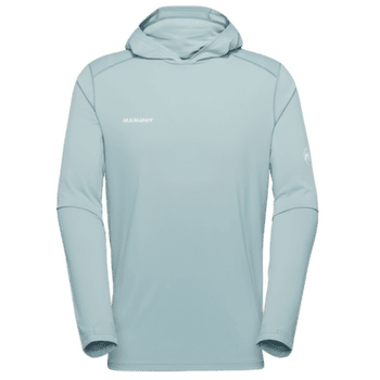 Tricou cu mânecă lungă Mammut SELUN FL SUN HOODY MEN nebla