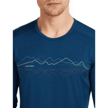 Tricou cu mânecă lungă Icebreaker Merino 200 Oasis LS Crewe Icebreaker Men BLACK