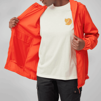 Jachetă Fjällräven HIGH COAST WIND HOODIE WOMEN Chalk Rose