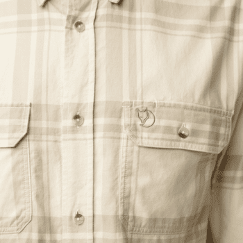 Cămașă cu mânecă lungă Fjällräven ÖVIK LITE FLANNEL SHIRT MEN Dark Navy-Chalk White