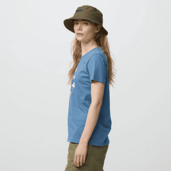 Tricou cu mânecă scurtă Fjällräven FJÄLLBLOMSTER FOX T-SHIRT WOMEN Dawn Blue