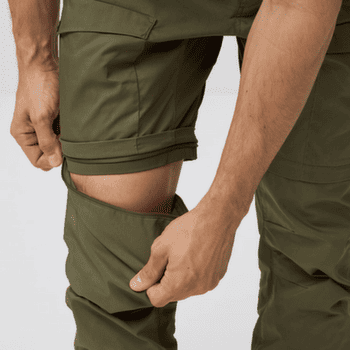 Pantaloni Fjällräven ABISKO HYBRID TRAIL TROUSERS ZIP-OFF MEN Navy