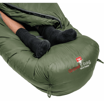 Sac de dormit Grüezi bag Biopod Wolle Survival XXL Wide Greenery