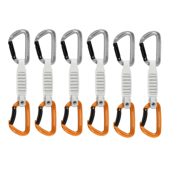 Set expres Mammut Sender Keylock 12 cm 6-Pack Quickdraws Light Grey-Gold 33272