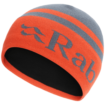 Căciuli Rab Logo Band Beanie Orion Blue/Red Grapefruit