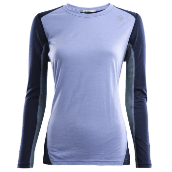 Tricou cu mânecă lungă Aclima LightWool Sports Shirt Women Purple Impr/NavyBlazer/NorthAtlantic