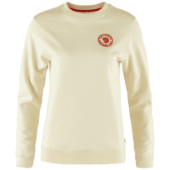 Pulover Fjällräven 1960 Logo Badge Sweater Women Chalk White