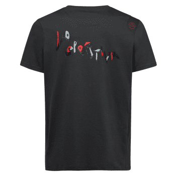 Tricou cu mânecă scurtă La Sportiva BOULDER T-SHIRT Men Carbon/Cherry Tomato