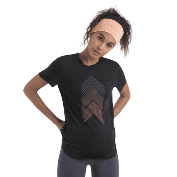 Tricou cu mânecă scurtă Icebreaker Merino 125 Cool-lite™ Sphere III SS Tee Peak Sprint Women Black