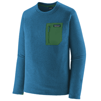 Tricou cu mânecă lungă Patagonia R1 Air Crew Men Vessel Blue