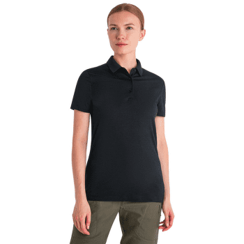 Tricou polo Icebreaker Merino 150 Tech Lite III SS Polo Women Black