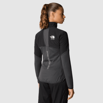 Hanorac The North Face MIDDLE ROCK FZ FLEECE Women MN8 ASPHALT GREY/TNF BLACK