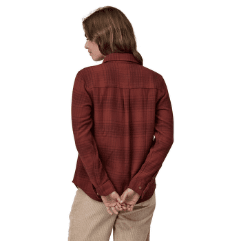 Cămașă cu mânecă lungă Patagonia Fjord Flannel Shirt Women Cascade: Oxide Red