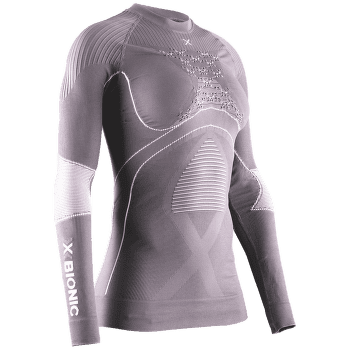 Tricou cu mânecă lungă X-Bionic Energy Accumulator 4.0 Shirt Round Neck Women Dusty Lavender/Arctic White