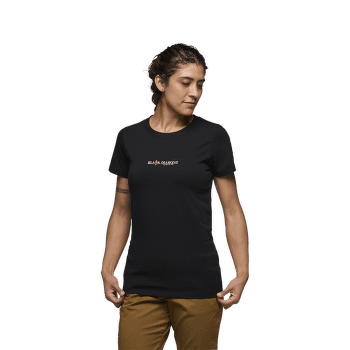 Tricou cu mânecă scurtă Black Diamond Heritage Wordmark SS Tee Women Indigo