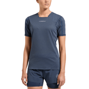 Tricou cu mânecă scurtă La Sportiva TRAIL BITE T-SHIRT Women Night Sky/Chalk