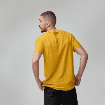 Tricou cu mânecă scurtă Fjällräven Hemp Blend Out Here T-shirt Men Ochre