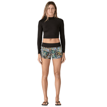 Pantaloni scurți Patagonia Stretch Hydropeak Surf Shorts Women Undersea: Black