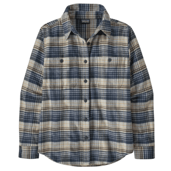 Cămașă cu mânecă lungă Patagonia Fjord Flannel Shirt Women River Plaid: Barnacle Blue