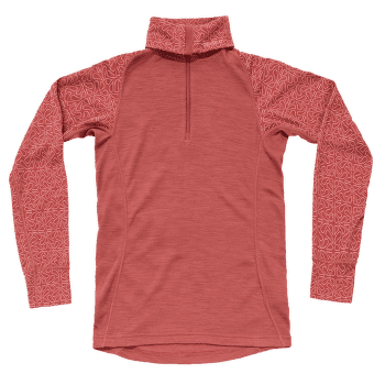 Tricou cu mânecă lungă Devold Duo Active Zip Neck Women (328 244) 753A  MARSALA