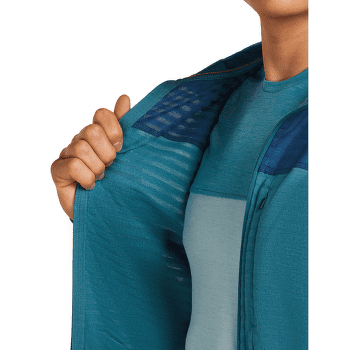 Hanorac Icebreaker Merino Blend 300 RealFleece™ Descender LS Zip Men BLACK