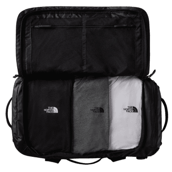 Geantă The North Face BASE CAMP VOYAGER DUFFEL 62L KT0 TNF BLACK/ASPHALT GREY
