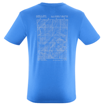 Tricou cu mânecă scurtă Millet CDG CHAMONIX MAP TS SS MEN ICON BLUE