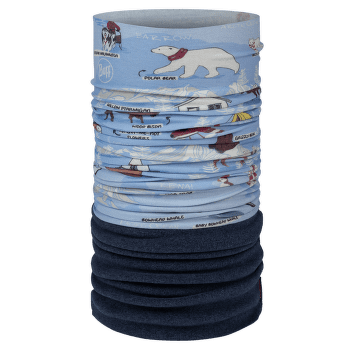 Eșarfă Buff Polar IMUS WASHED BLUE