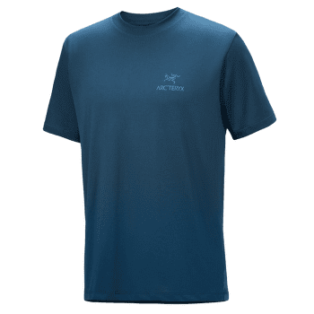 Tricou cu mânecă scurtă Arcteryx Kragg SL Cotton Bird Word SS Men Nightscape / Lt Night
