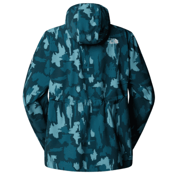 Jachetă The North Face MOUNTAIN ATHLETICS HOODED WIND JKT-PRI Women DQD DEEP CYPRESS PAINTED MOUNTAINS PRINT