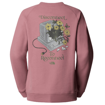 Hanorac The North Face CONNECT RELAXED CREW SWEATSHIRT-GRAPHI Women NOSTALGIA ROSE