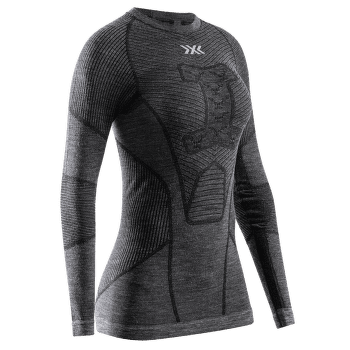 Tricou cu mânecă lungă X-Bionic X-Bionic Symbio Merino Shirt LS Women Rhino Grey