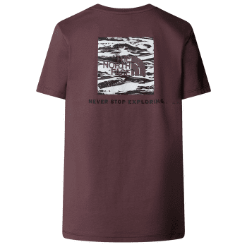 Tricou cu mânecă scurtă The North Face BOX NSE EDGE OF LIGHT INFILL RELAXED S Women ES9 TAWNY QUARTZ/TNF BLACK EDGE OF LIGHT PRINT