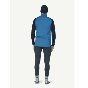 Tricou cu mânecă lungă Devold Duo Active Merino 205 Z.Neck Men 258A BLUE/INK