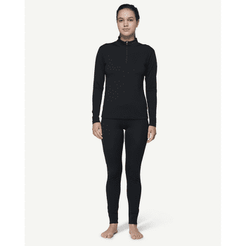 Tricou cu mânecă lungă Devold Breeze Half Zip Neck Women 950A BLACK