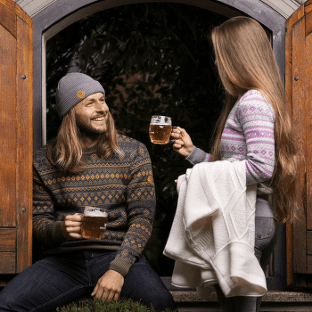 Căciuli Kama Knitted Merino beanie Kama A136 red