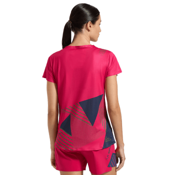 Tricou cu mânecă scurtă La Sportiva COMP T-SHIRT Women Night Sky/Rosebay
