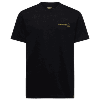 Tricou cu mânecă scurtă La Sportiva SINCE 1928 T-SHIRT Men Black/Yellow