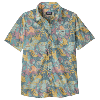 Cămașă cu mânecă scurtă Patagonia Go To Shirt Men Moon Tripper: Blue Sage