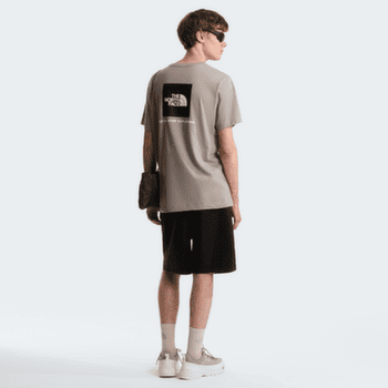 Tricou cu mânecă scurtă The North Face Evolution Box NSE Regular Short Sleeve Men Khaki Stone