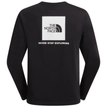Tricou cu mânecă lungă The North Face Evolution Box NSE Regular Long Sleeve Men TNF BLACK/TNF WHITE