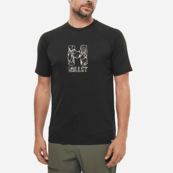 Tricou cu mânecă lungă Millet CIMAI NATURAL TS SS Men GRAPE LEAF/BLACK