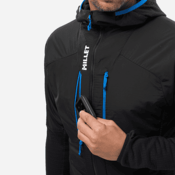 Jachetă Millet PARMELAN HYBRID HOODIE Men CORONET BLUE/SAPHIR